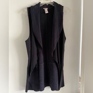 Anama - Navy Blue Vest with Fleece, Size M